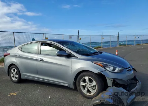 2014 Hyundai Elantra Se from USA, damaged, VIN KMHDH4AE4EU206736